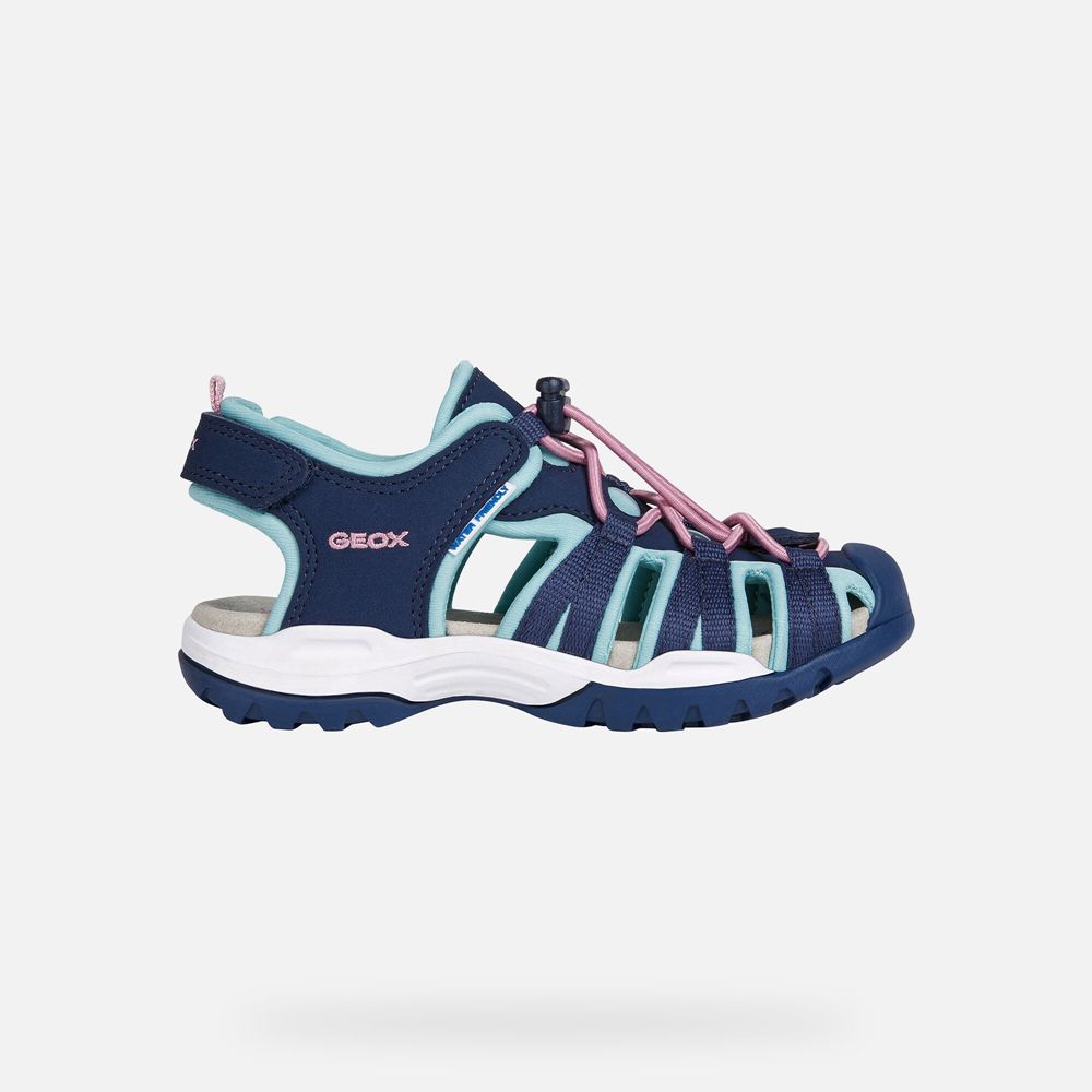 Sandales Geox Borealis - Bleu - Fille 708416-CEM